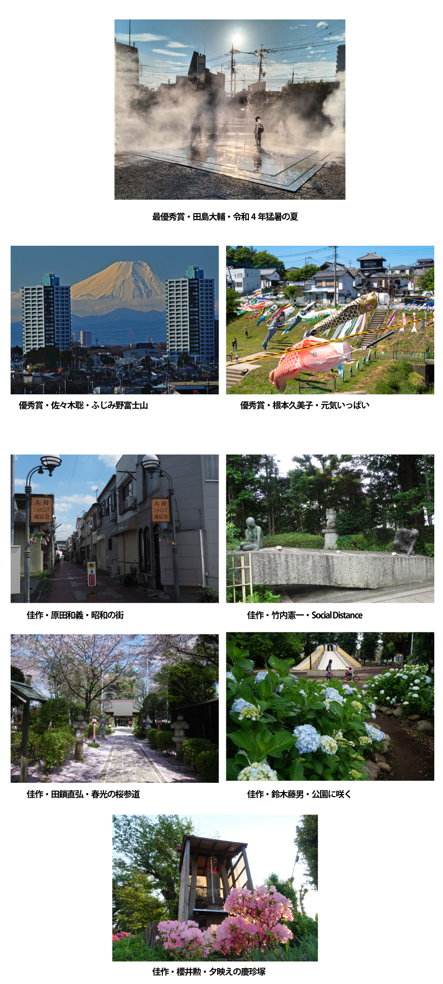 ふじみ野市写真コンテスト