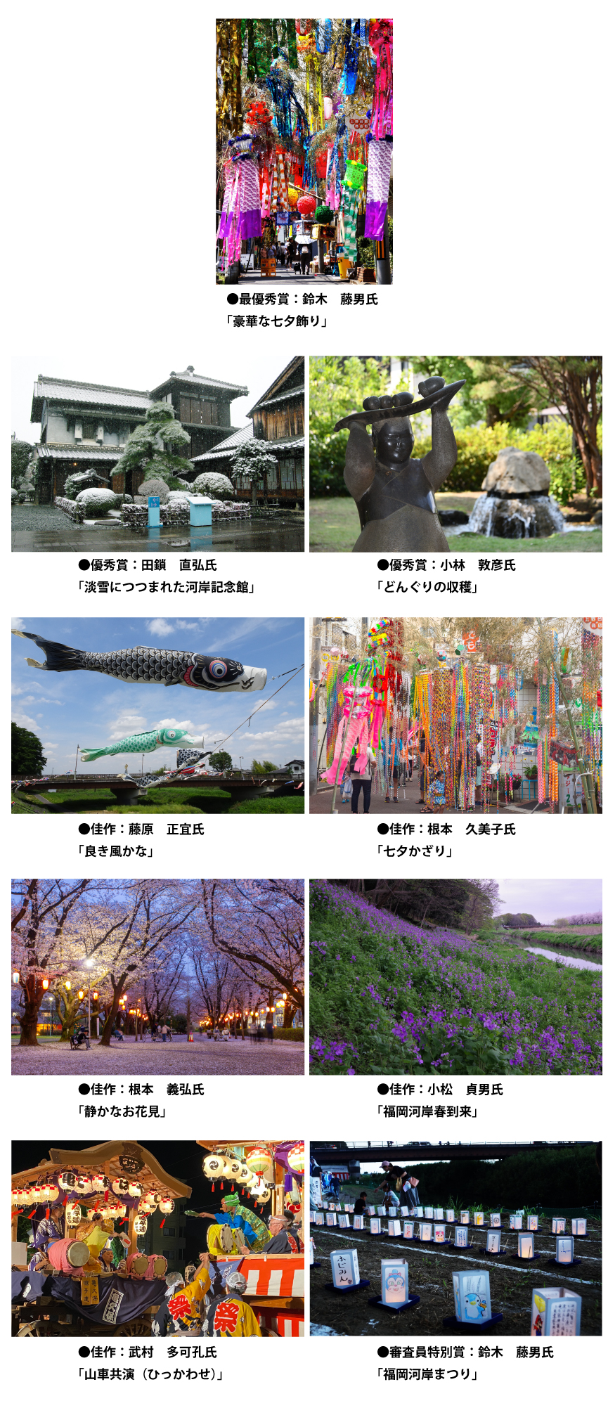 ふじみ野市写真コンテスト